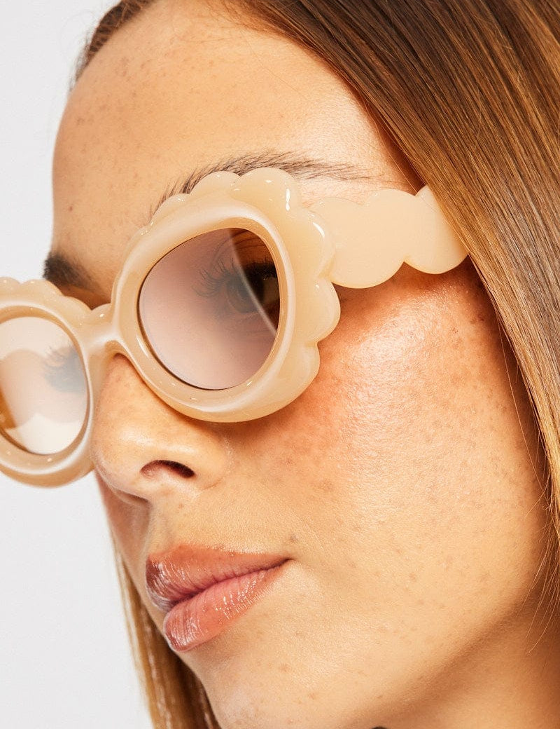 Beige Fashion Sunglasses - Àlainn Fashion