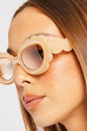 Beige Fashion Sunglasses - Àlainn Fashion