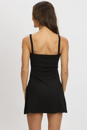 Black Mini Dress Sleeveless - Àlainn Fashion