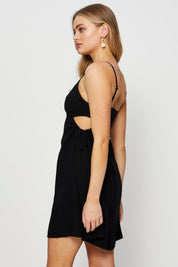 Black Mini Dress Sleeveless - Àlainn Fashion