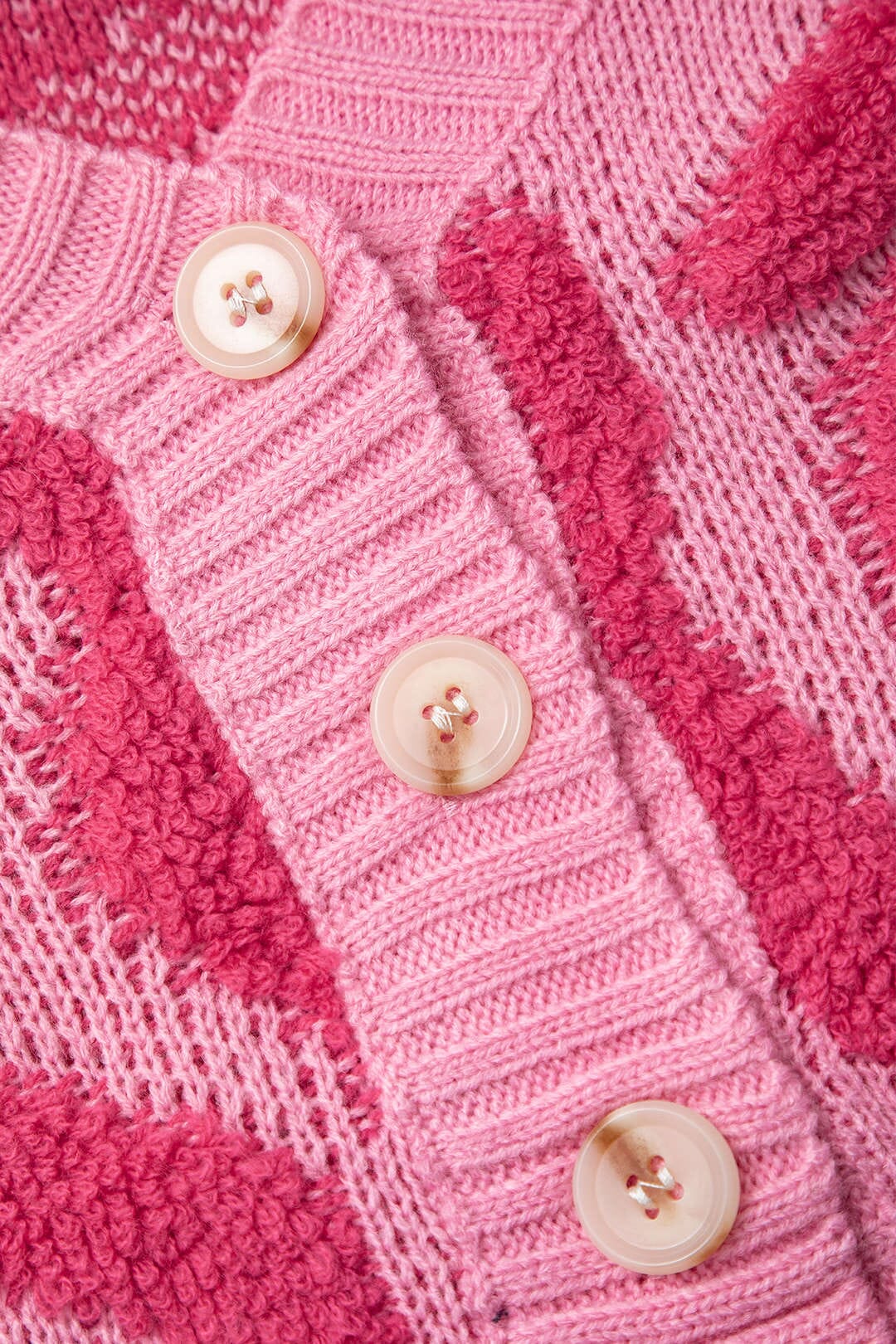 Colorblock V-neck Knit Button Up Cardigan - Àlainn Fashion