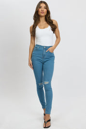 Denim Skinny Jean High Rise - Àlainn Fashion