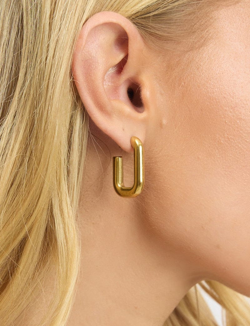 Gold Hoop Earrings - Àlainn Fashion