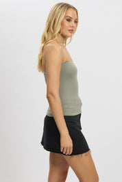 Green Supersoft Bandeau Top - Àlainn Fashion