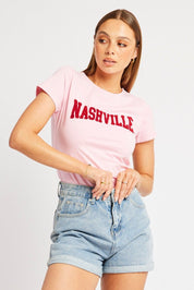 Pink Graphic Tee Short Sleeve - Àlainn Fashion