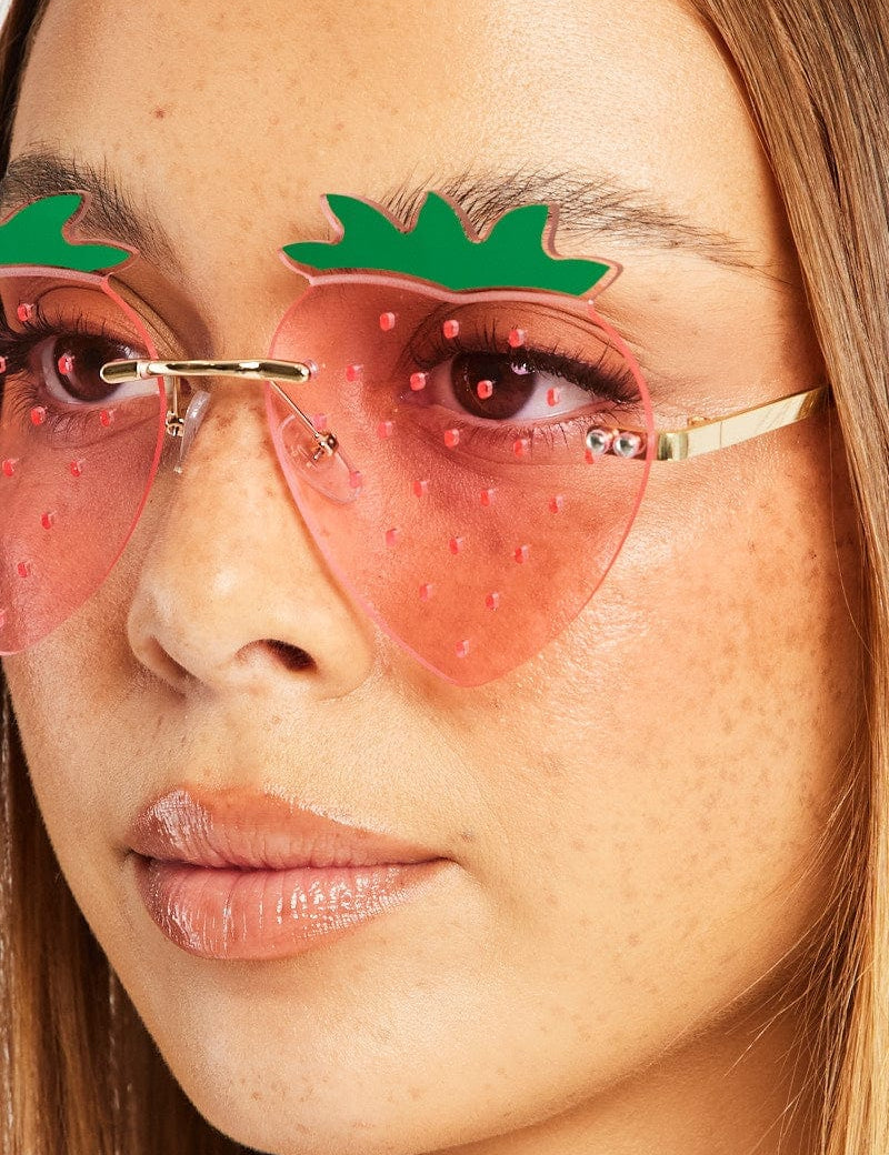 Pink Strawberry Sunglasses - Àlainn Fashion