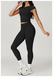 Talia T Sleeve Top & Leggings Set - Àlainn Fashion