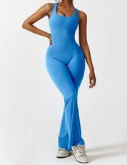 V-Back Jumpsuit - Àlainn Fashion