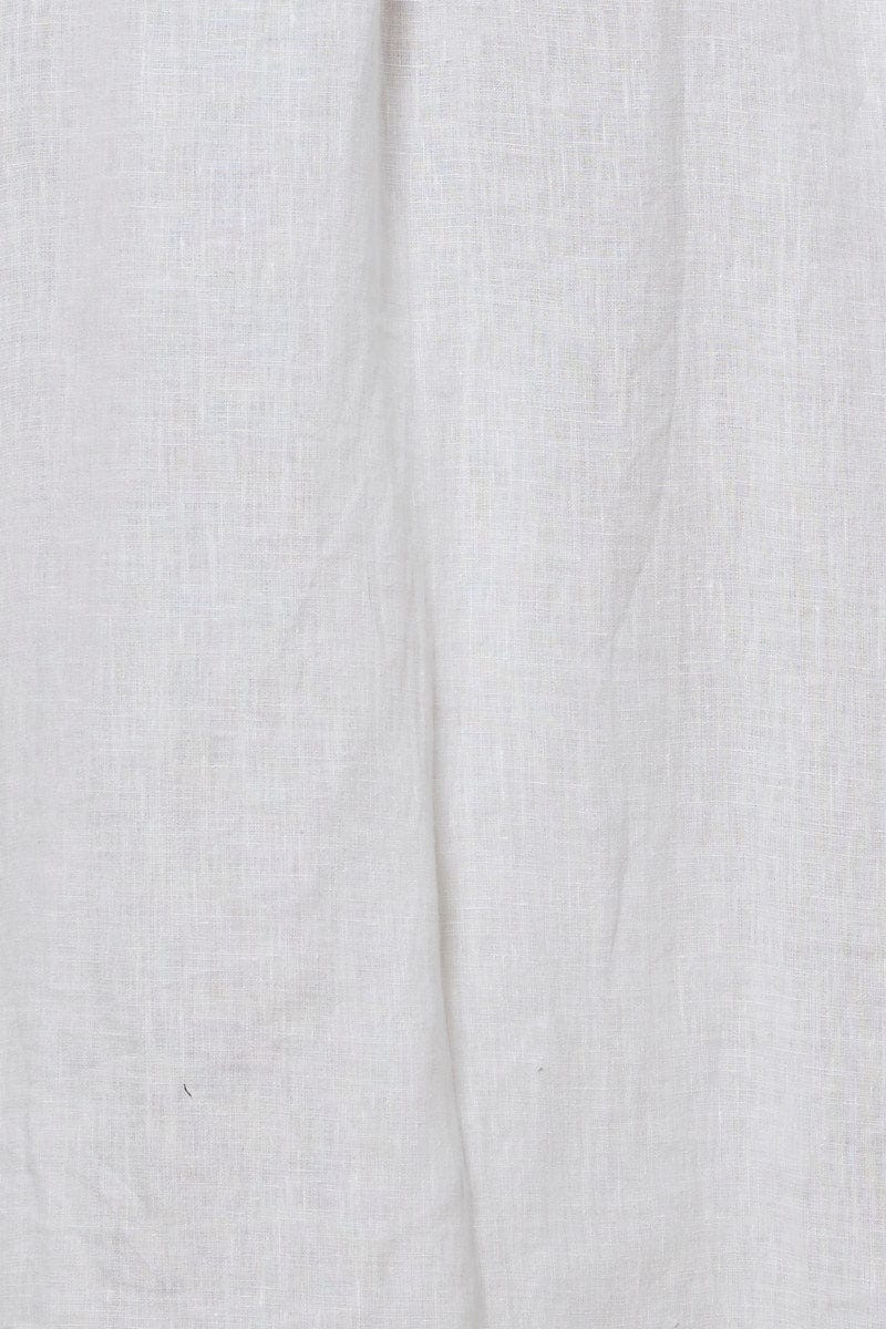 White A Line Dress Short Sleeve Maxi - Àlainn Fashion