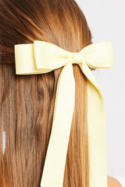 Yellow Bow Hair Clip - Àlainn Fashion